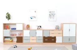 Quadro liten dør til yttervegg beige