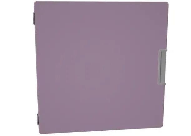 Quadro liten dør yttervegg pastell lilla