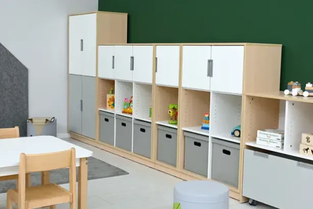 Quadro liten dør yttervegg pastell lilla