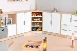 Quadro M reol hjørneseksjon