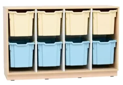 Quadro plastskuff jumbo lys blå