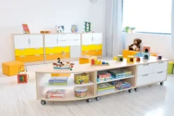 Quadro S buet reol med hjul