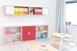 Quadro vegghengt hylle med skillevegg