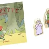 Rødhette og ulven bok med figurer