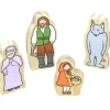 Rødhette og ulven figurer