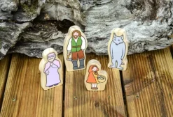 Rødhette og ulven figurer