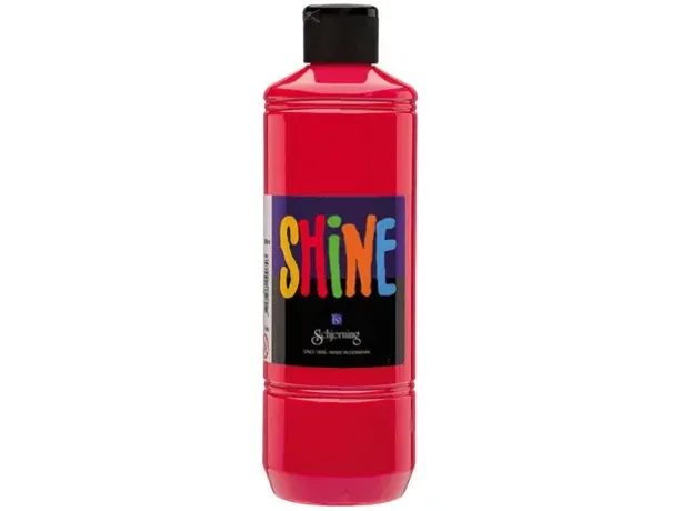 Shine akrylmaling rød