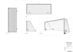 Smartlift fotballmål 7'er
