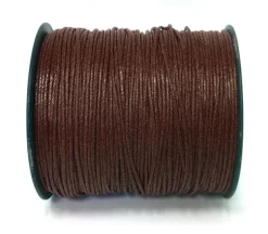 Smykkesnor syntetisk skinn brun