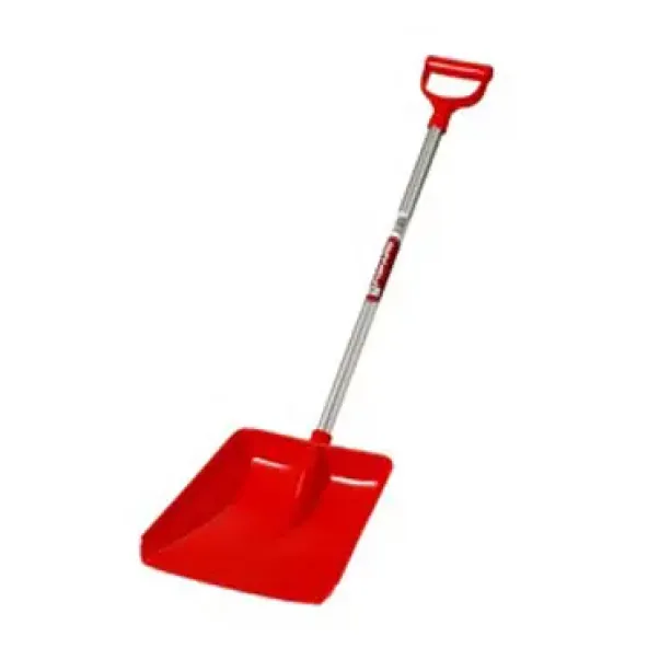 Snøspade med metallskaft