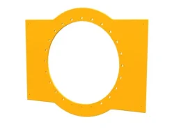 Startplate til tunnelsklie gul
