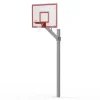 Street basketballstativ med dunkekurv