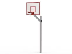 Street basketballstativ med dunkekurv