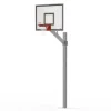 Street basketballstativ med dunkekurv