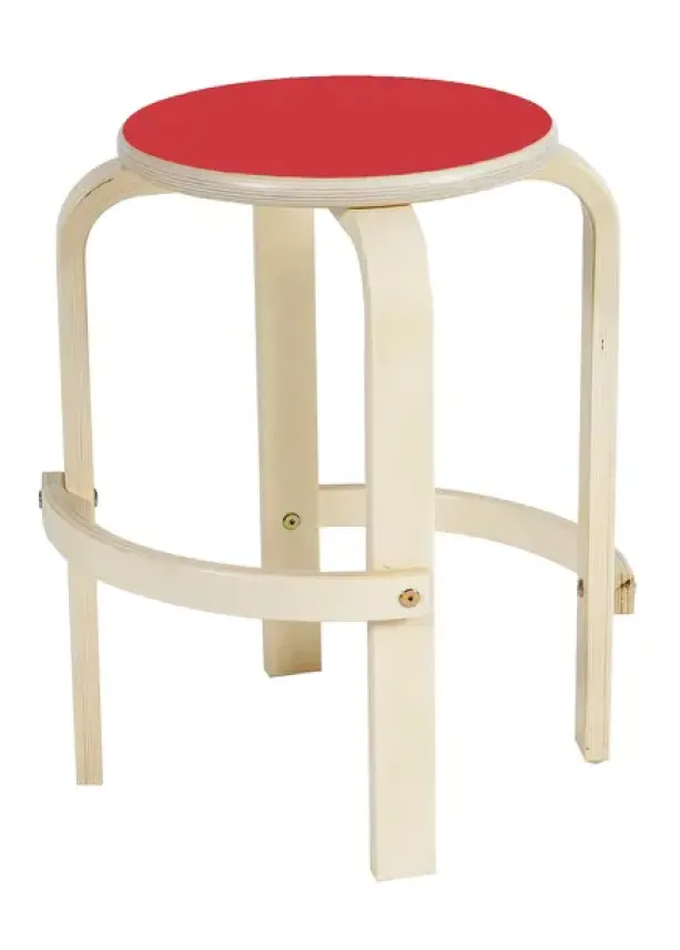 Taburett i bjerk H:30cm