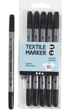 Tekstiltusjer sorte