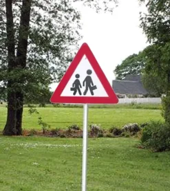 Trafikkskilt Barn i veien