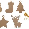 Treoppheng store julefigurer