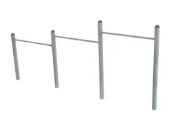 Trippelt kolbøttestativ