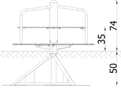 Vento karusell med sittepanel