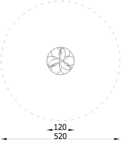 Vento karusell med sittepanel
